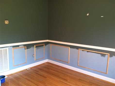 A flat wall without a lot of trim is so much easier. The Room Stylist: DIY Project: Wainscoting & Chair rail