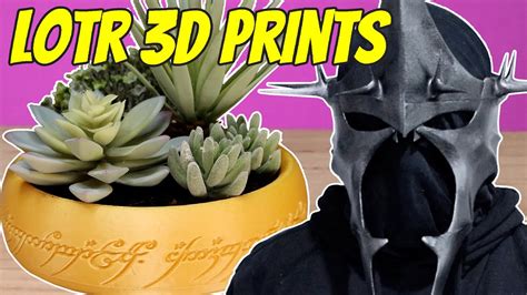 Lord Of The Rings 3d Printing Ideas Youtube