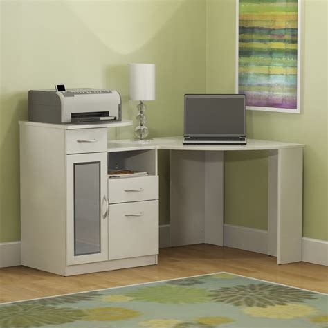 A corner computer desk combines these benefits with improved concentration. 4 Recommended Desks with Printer Storage - HomesFeed