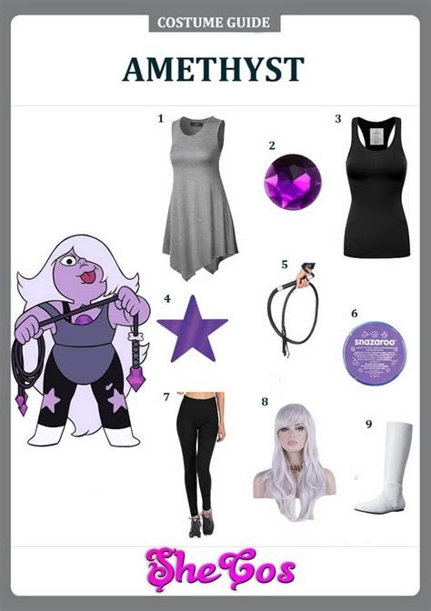 The Creative Way To Cosplay Amethyst Of Steven Universe Shecos Blog