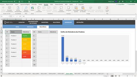 Planilha De Controle De Estoque Em Excel Planilhas Prontas