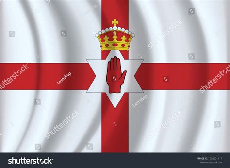 National Flag Northern Ireland Stock Vector Royalty Free 1202201617