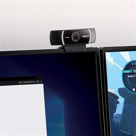 Logitech C922 Pro Stream 1080 Webcam For Hd Video Streaming Black