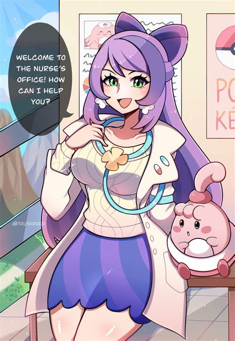 Touya Pokemon S V Timee On Twitter Rt Touyarokii Cute Nurse From The New Pokemon Game
