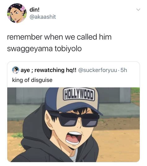 Haikyuu is one of the most successful sports anime of recent years. Haikyuu tobio Meme | Haikyuu, Haikyuu funny, Haikyuu kageyama