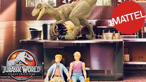 Mattel Jurassic World Legacy Collection Kitchen Encounter Pack Review