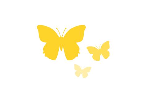 Transparent Background Yellow Butterfly Cartoon Clip Art Library