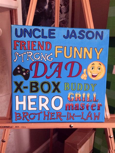 Your loved one will be impressed once he receives this on his 40th birthday. Uncle Jason's 40th birthday present. July 31st 2014 | 40th ...