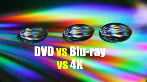 Dvd Vs Blu Ray Vs 4k A 5 Minute Explanation Of The Basic Differences