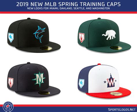 Mlb Releases 2019 Spring Training Cap Collection Sportslogosnet News