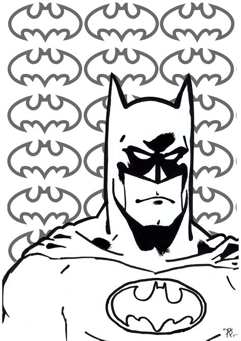 Batman Adult Coloring Pages