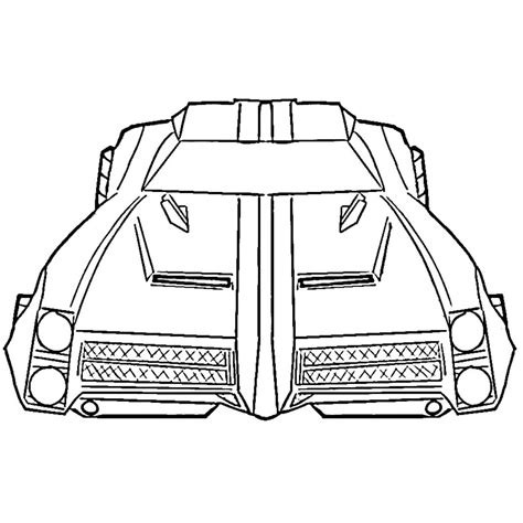 I was approached by gfuel kursed to design a custom decal for his rocket league car. Rocket League Coloring Pages Octane - XColorings.com