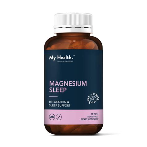 My Health Magnesium Sleep Caps 110s