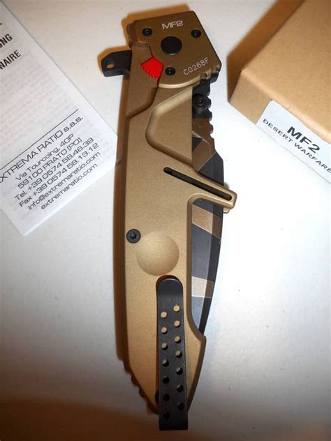 Extrema Ratio Mf2 Desert Warfare Tactical Folder Knife Collection New