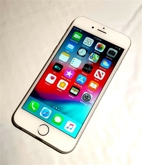 Apple Iphone 6 16gb Silver Unlocked A1549 Cdma Gsm