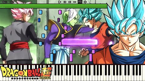 Inescapable Fear Dragon Ball Super Ost Piano Tutorial Synthesia