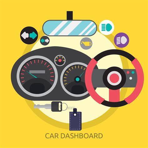 Car Dashboard Conceptual Illustration Design 474299 Vector Art At Vecteezy