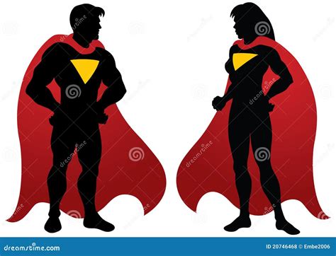 Superhero Silhouettes Set Vector Illustration 71066380