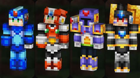 Minecraft Mega Man X Dlc All Characters In Mega Man X Minecraft Youtube