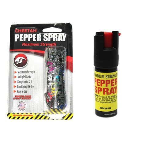 Designer Flower Case Keychain Personal Defense Pepper Spray Oc 18 12 Oz