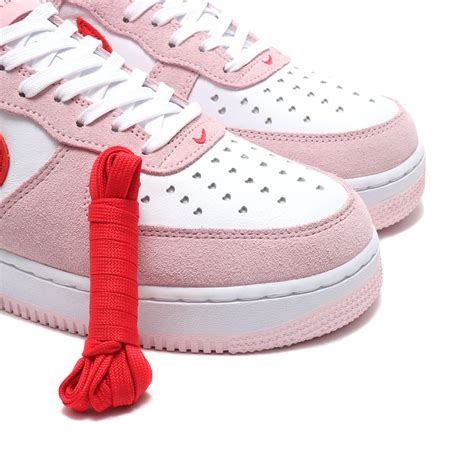 Nike Air Force 1 07 Qs Tulip Pinkuniversity Red White 21sp S