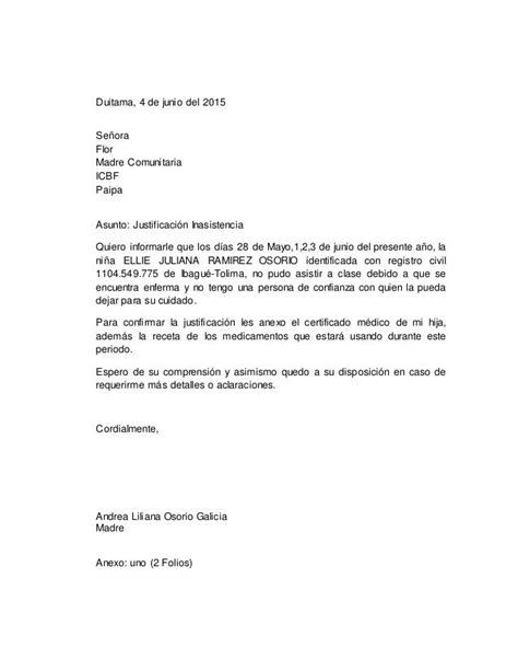 Carta De Excusa Por No Asistir A La Universidad Sample Site D