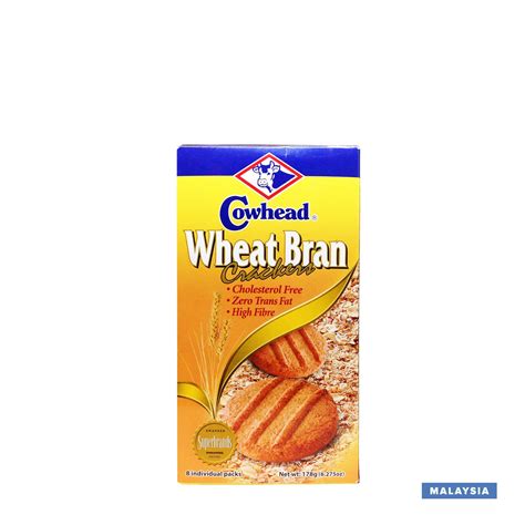 Cowhead Wheat Bran Crackers 178gm Malaysia Marketplace