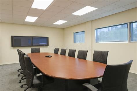 Empty Conference Room Stock Image Image Of Conference 33897497