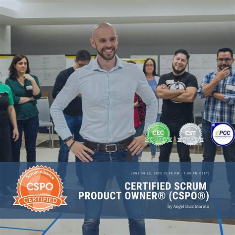 Certified Scrum Product Owner Cspo English Diaz Maroto Agile Coaching