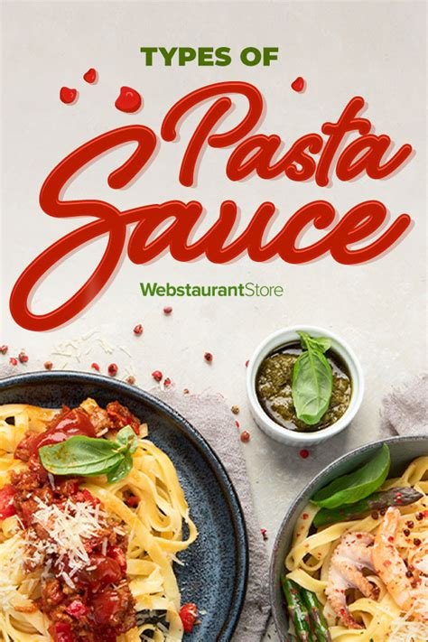Types Of Pasta Sauces Ingredients Differences And More