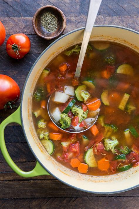 Food Blog New Post Easy Vegetable Soup Recipe With Instant Pot And