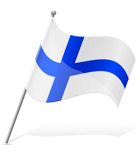 Flag Of Finland Vector Illustration 514910 Vector Art At Vecteezy