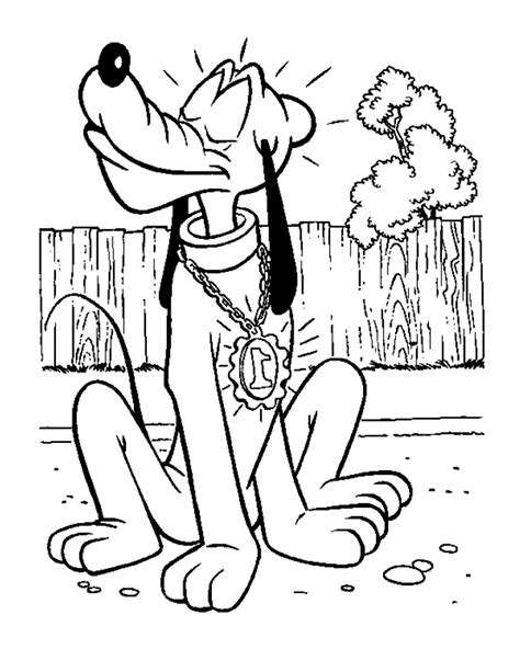 Pluto Coloring Pages To Download Pluto Kids Coloring Pages