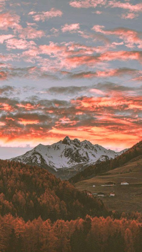 Switzerland Mountains Clouds Sunset Iphone Wallpaper Iphone Wallpapers