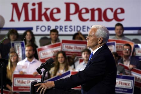 Mike Pence Announces Candidacy For President Rebukes Trump Tonys