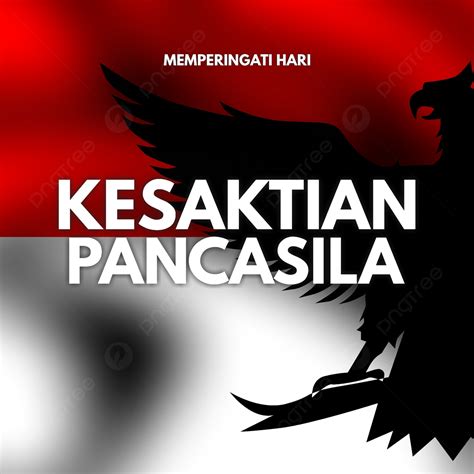 Background Hari Kesaktian Pancasila Bendera Indonesia Bendera