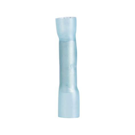 Gardner Bender 16 14 Awg Heat Shrink Butt Splice Blue Case Of 10 Amt