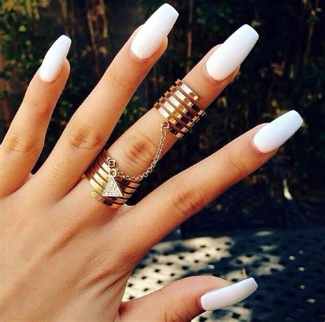 45 Chic White Nails Art Designs To Try In 2016