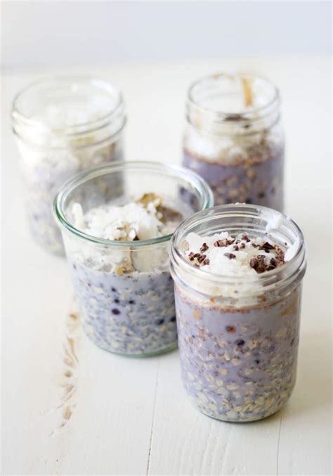 Blueberry And Coconut Overnight Oats Vegukate