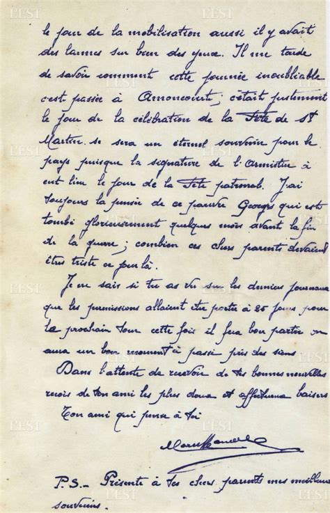 Lettre De Poilus Bataille De Verdun - Lettre De Poilus Bataille De La Somme - Exemple de Lettre
