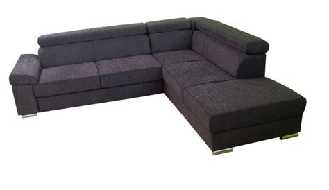 Kombinieren sie verschiedene sitzelemente wie meridiennes, puffs, bänke, sessel ohne armlehnen etc. Ecksofa mit klappbaren Rückenlehnen. - Sofadepot | Sofa ...