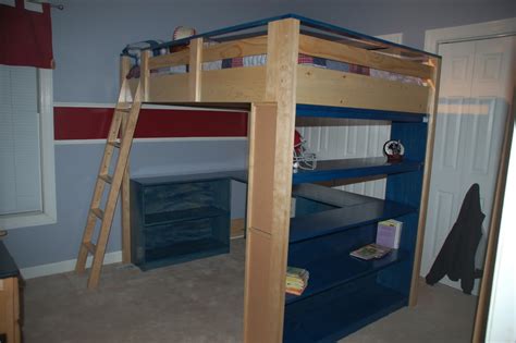 Woodwork How To Build A Full Size Loft Bed Pdf Plans