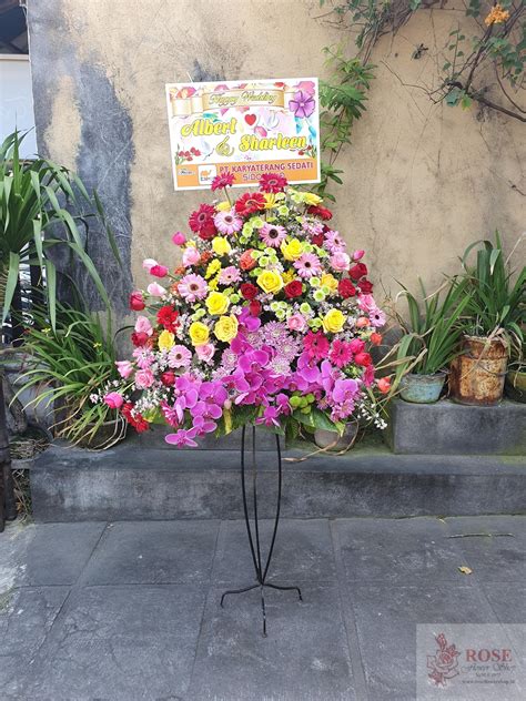 Standing Flower Mix Import Art Rose Flower Shop Toko Bunga