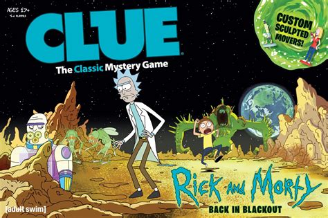 Pin By Sara Janet On Modeles Clue Board Game Rick And Morty Morty