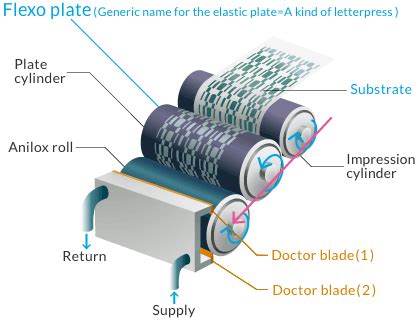 Flexographic printing uses flexible photopolymer printing plates wrapped around rotating cylinders on a web press. What Is Flexo Printing?｜Water-washable Flexographic ...
