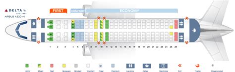 Seat Map Airbus A Delta Airlines Best Seats In Plane