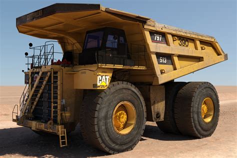 A model of a cat 797f haul truck i built for a vr simulation of equipment inspection back in 2015. CAT 797 Haul Truck by Evexoian on DeviantArt