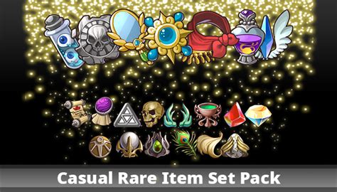 Casual Rare Item Set Pack Gamedev Market