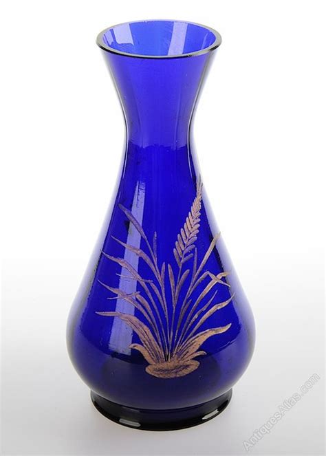Antiques Atlas Antique Bristol Blue Glass Vase