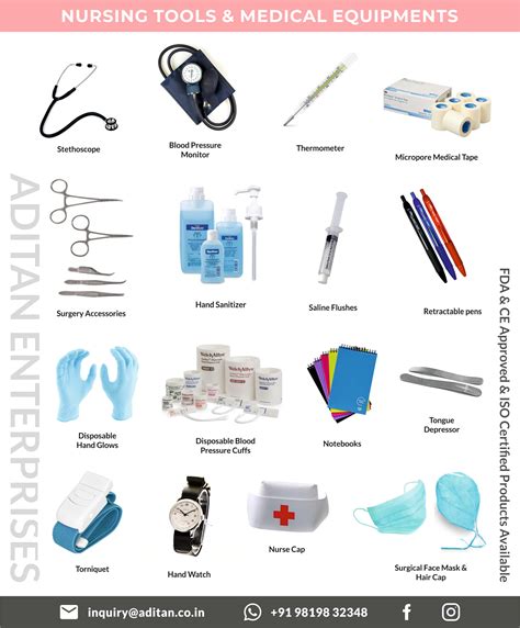 Nursing Equipment List